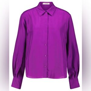 dorothee schumacher silk purple blouse
